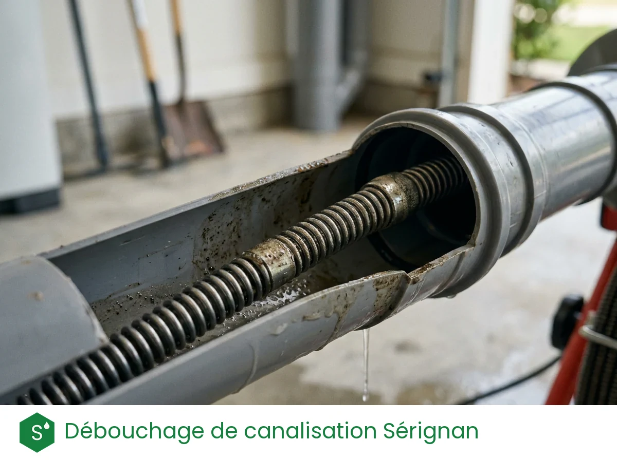 Débouchage de canalisation à Sérignan
