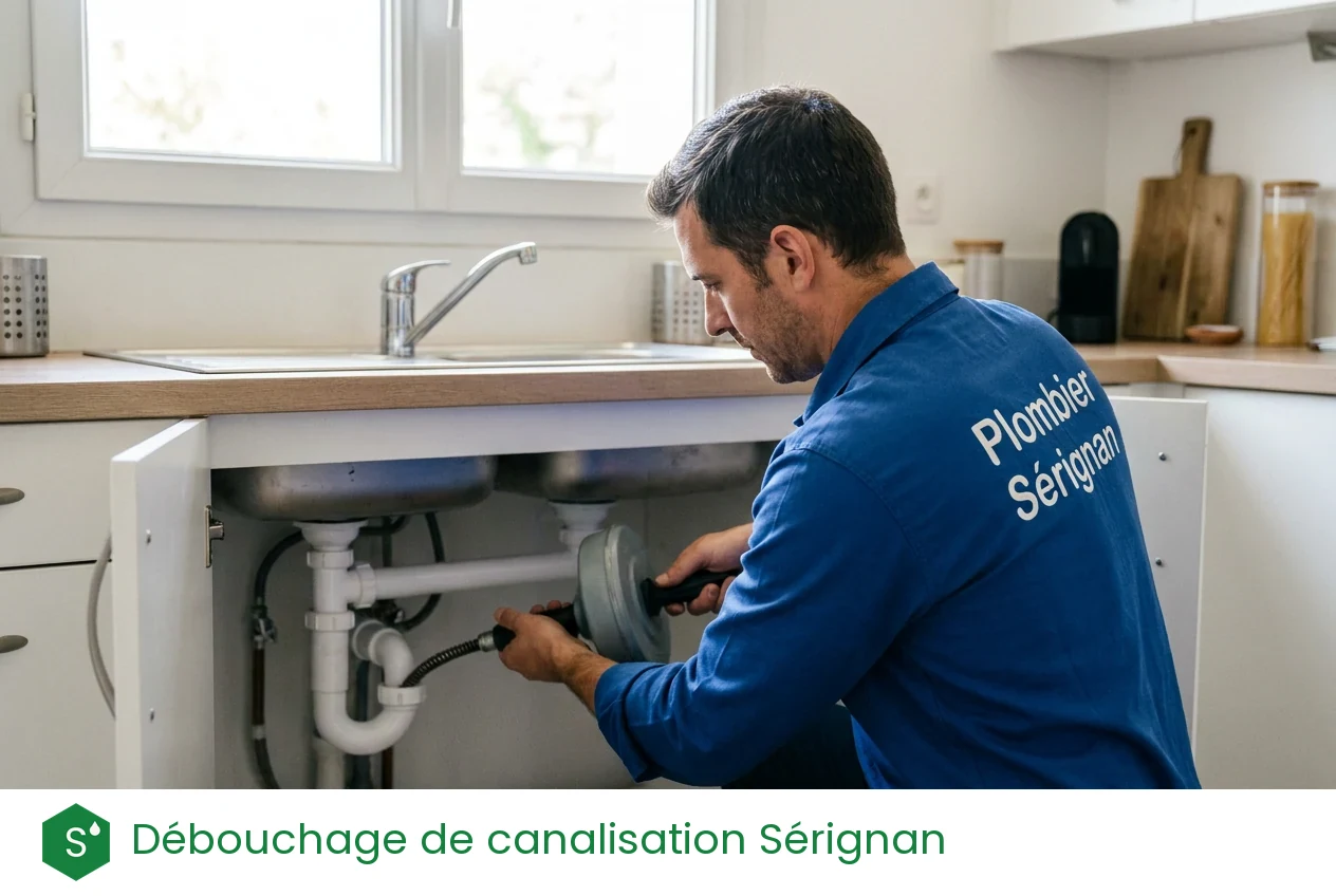 Débouchage de canalisation à Sérignan