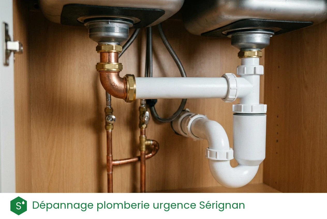Dépannage plomberie urgence à Sérignan
