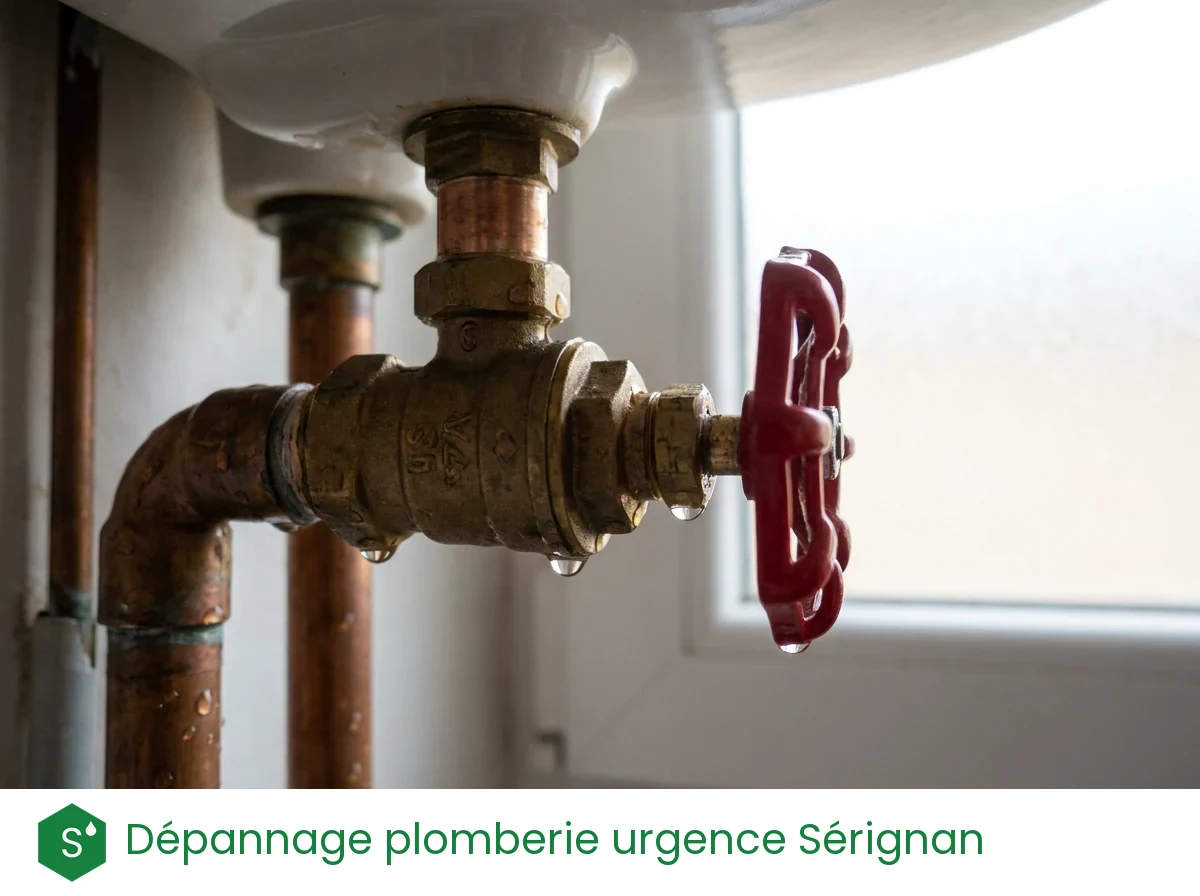 Dépannage plomberie urgence à Sérignan