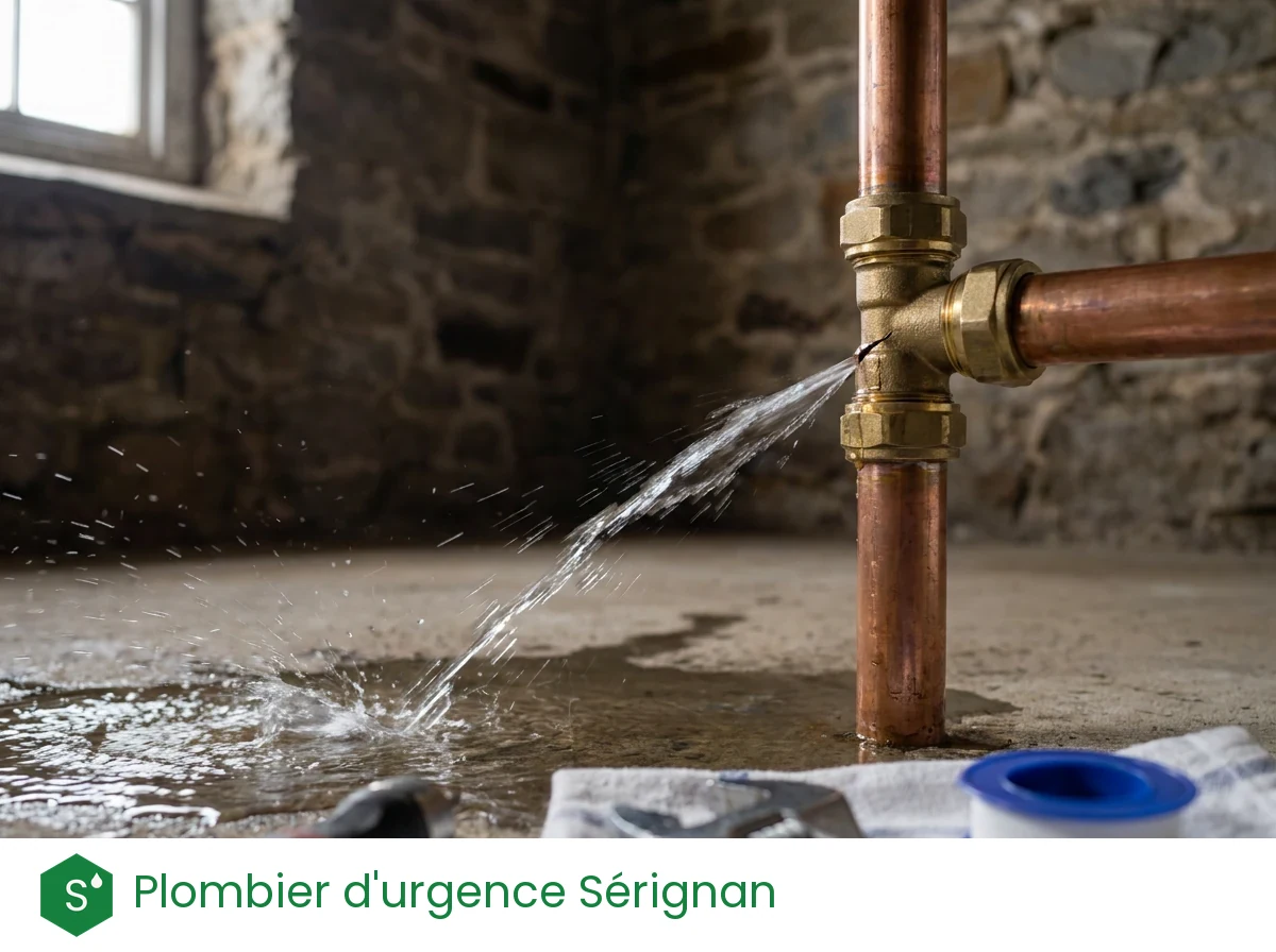Plombier d'urgence à Sérignan