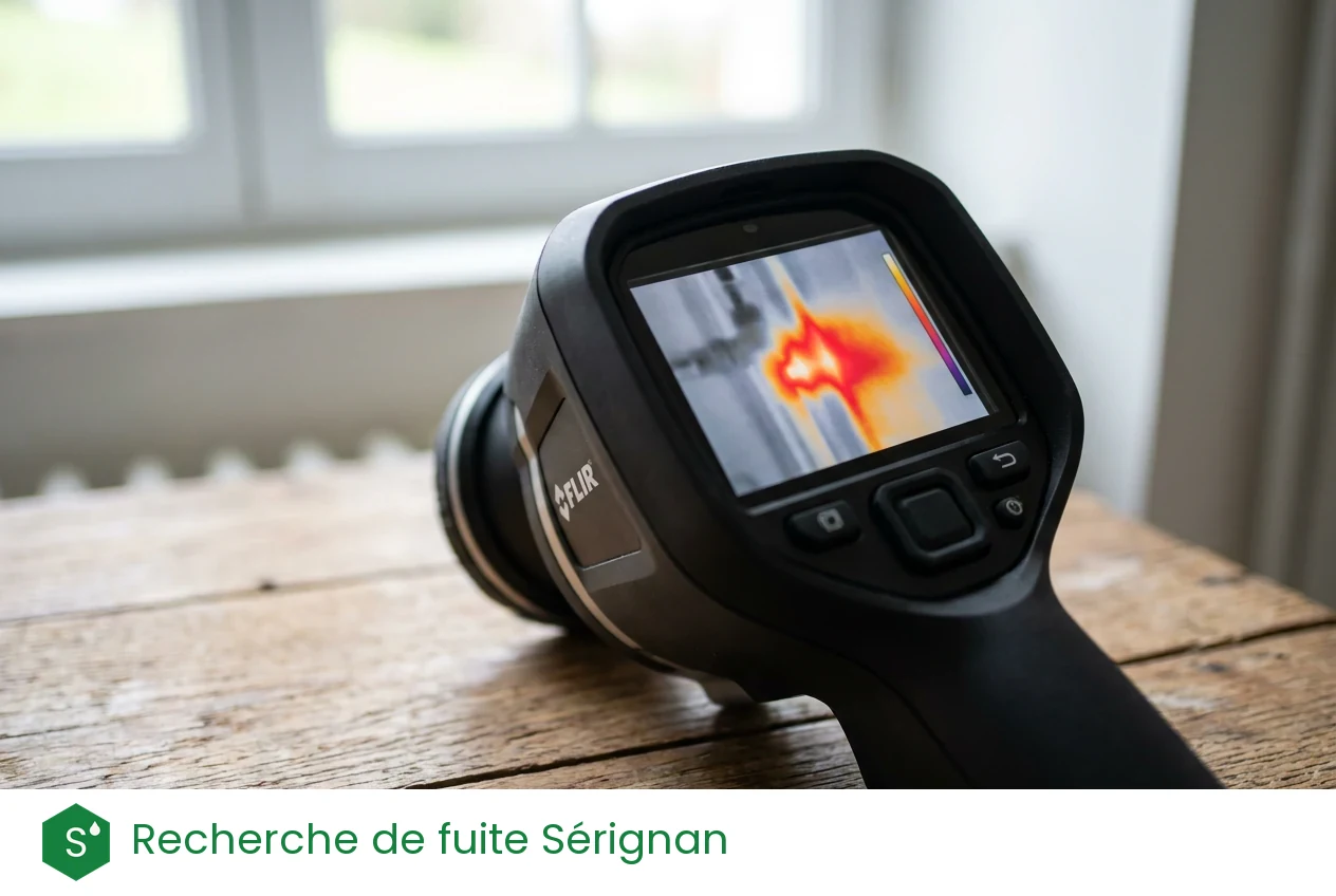 Recherche de fuite à Sérignan