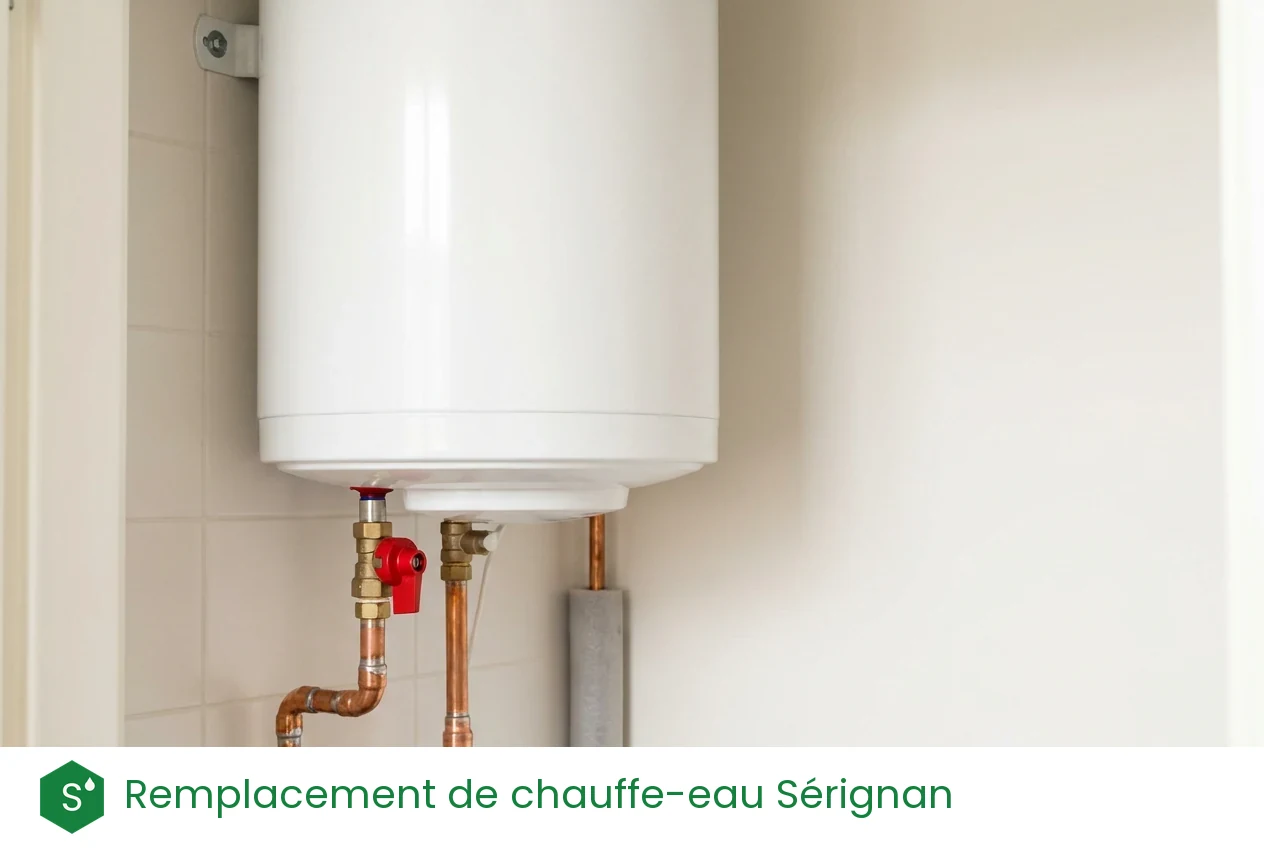 Remplacement de chauffe-eau à Sérignan