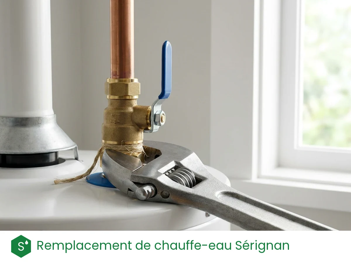 Remplacement de chauffe-eau à Sérignan