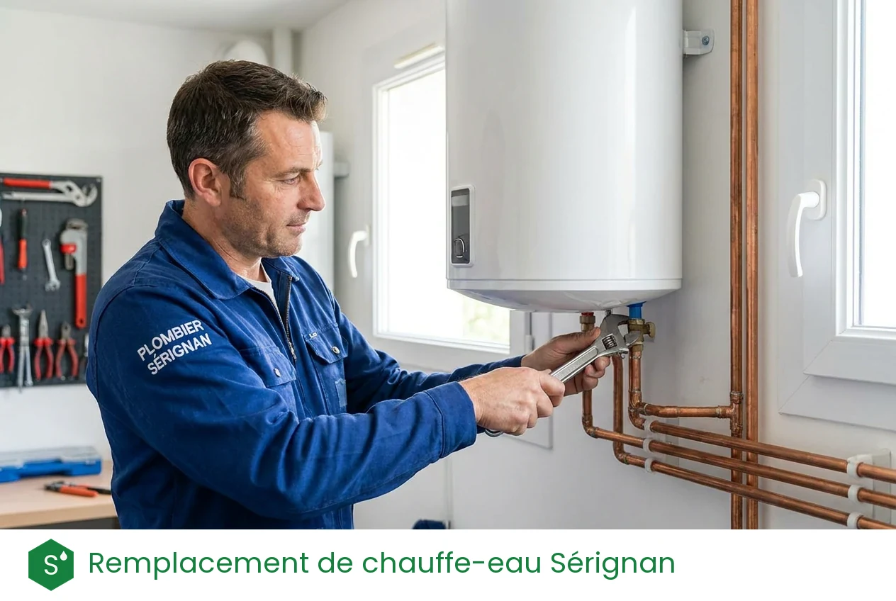 Remplacement de chauffe-eau à Sérignan
