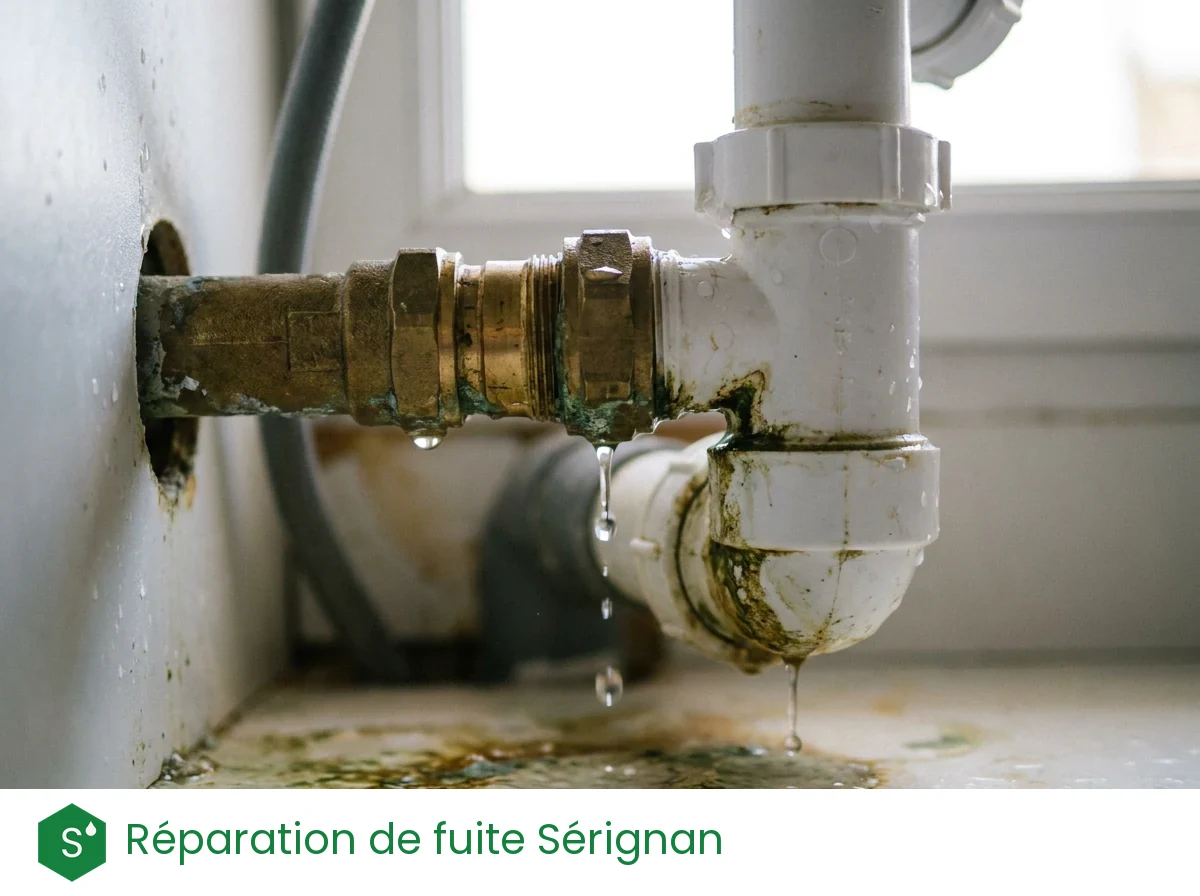 Réparation de fuite à Sérignan