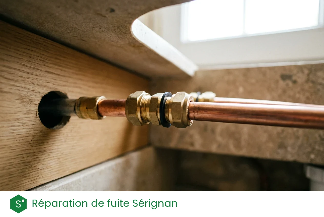 Réparation de fuite à Sérignan