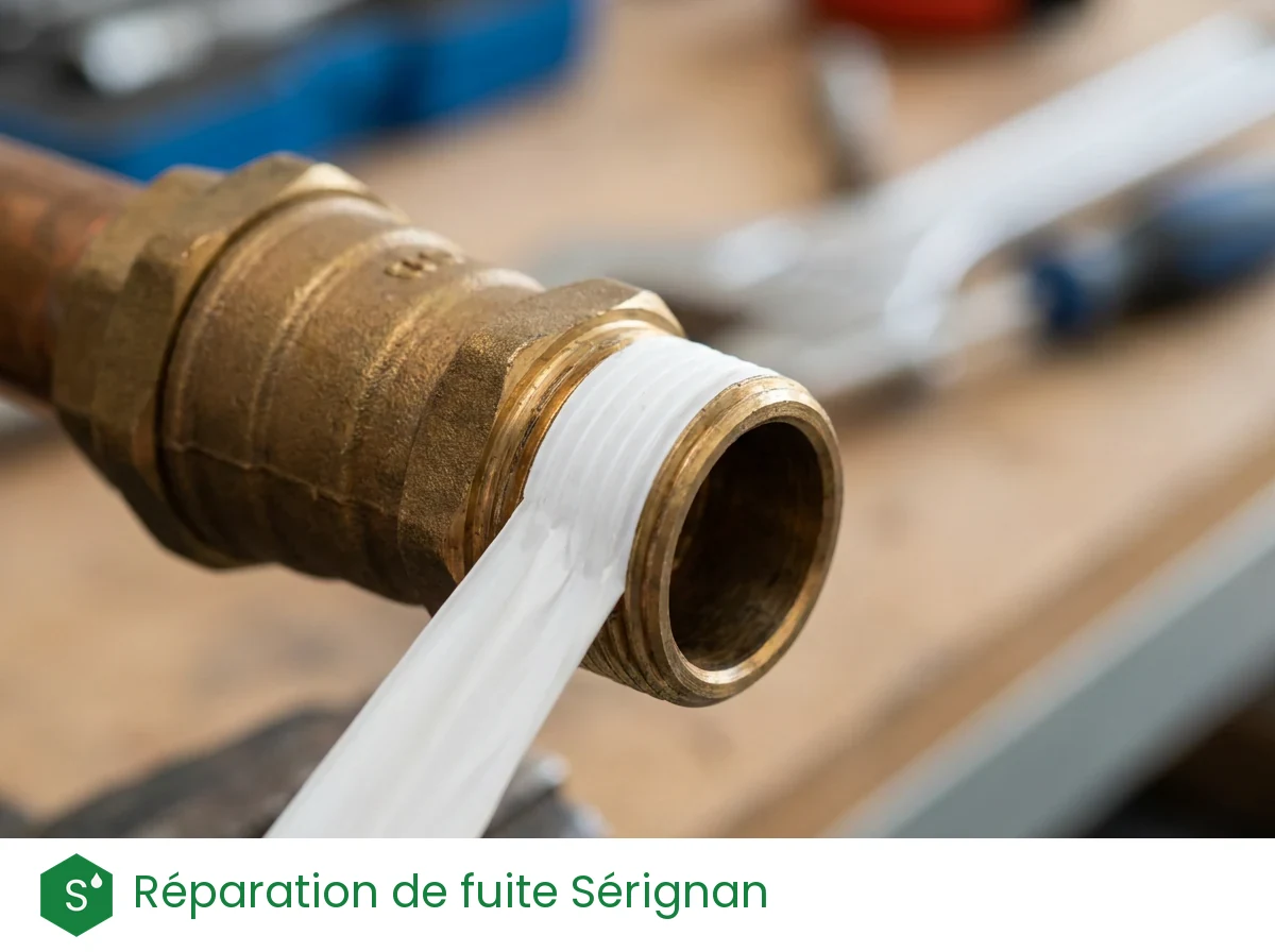 Réparation de fuite à Sérignan