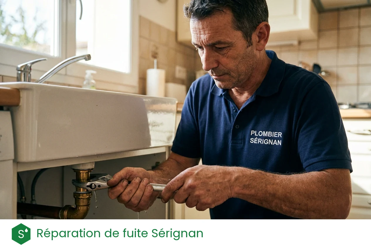 Réparation de fuite à Sérignan